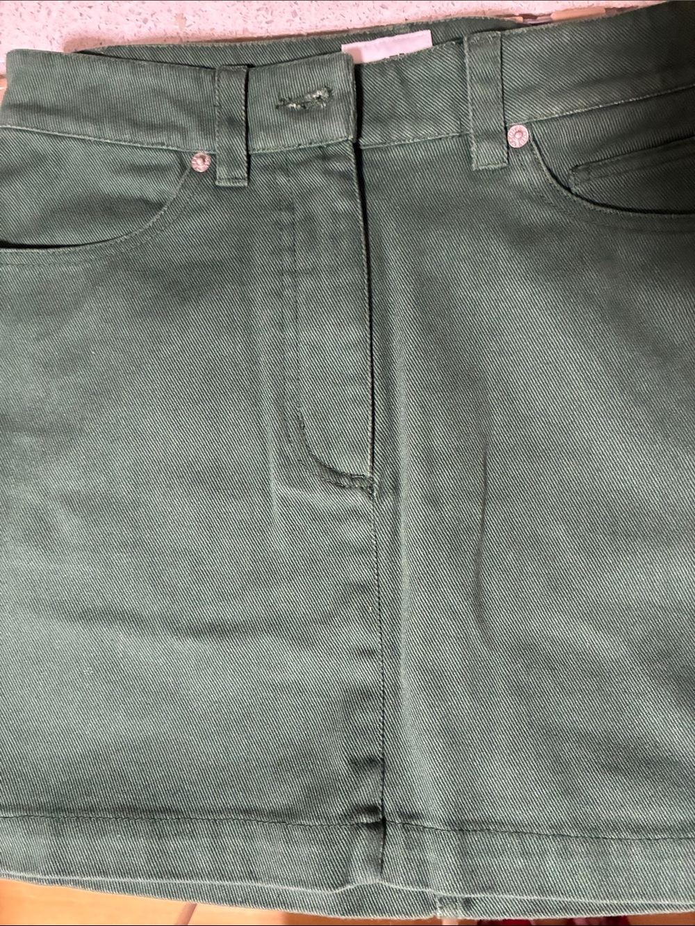 Obey Women's Forest Green Denim Shorts